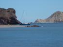 West bight anchorage in Puerto Refugio
