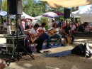 Free music at Sundayt Market, La Cruz