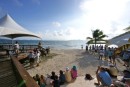 The awards ceremony took place on the beach at Nanny Cay.