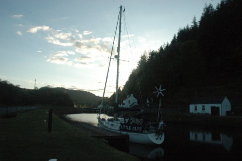 Little Else in Crinan for the night, 9 May