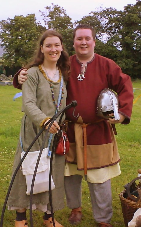 Cathy and Duncan being Vikings at an event in Ireland.  We travelled up from Crosshaven to see them, all too briefly.