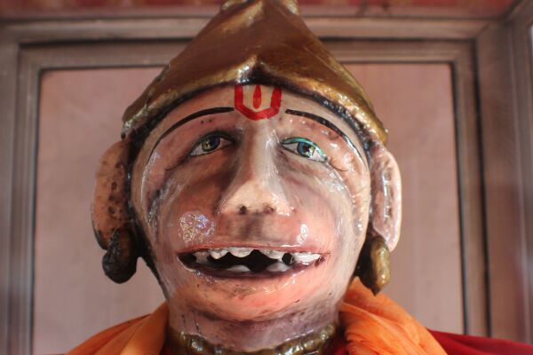 Hannoman, hinduistischer Gott mit Zahnproblemen