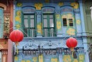 Hausfassade in Chinatown