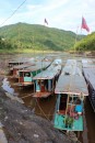 Slow Boats auf dem Mekong River, Juni 2014