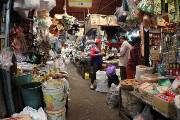 Markt in Siem Reap, Juli 2014
