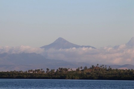 Panorama auf Croco Island, Indonesien, August 2013