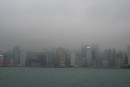 Skyline von Hong Kong Island  - leider Wolkenverhangen