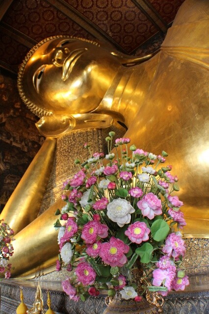 Declining Buddha, Wat Poh, Bangkok, Juni 2014