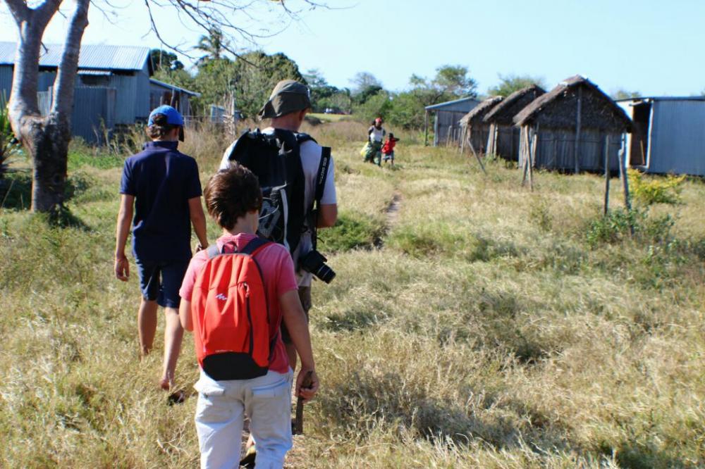 Ampondra, ein kleines Dorf an Madagaskars Ostkueste