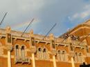 The sky clears and rainbow come out: Convocation, Rice University