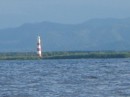 Cuban lighthouse as we cruised along the coastline