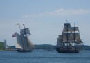 Tall ships leaving halifax harbour