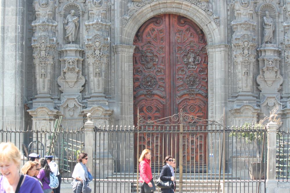 magnificent doors on the cathedral