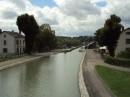 Looking south along the Pont de Canal at Briare.  Built 1604 with Eiffel as a consultant.