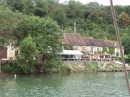 Typical riverside Auberge - but we were on a mission so did not stop.