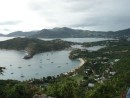 English Harbour from the pub on the heights - Antigua, Caribbean