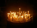 EMYR - We lit a candle for all our friends and family in the Church of the Holy Mount, Jerusalem.