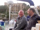 Grry and Marcus in Sicily on delivery trip to Turkey