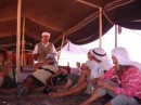 Tea in a Bedouin tent - Jordan.