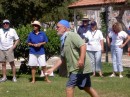 Informal team games, Kemer, Turkey.  This is JOhn one US skipper (and booze meister)