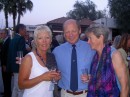 Formal party at Kemer, Turkey.  L to R Sue, Brian and Sadny Duker