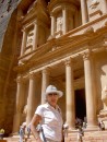 Sue in Petra, Jordan