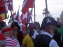 EMYR party march, N. Cyprus.