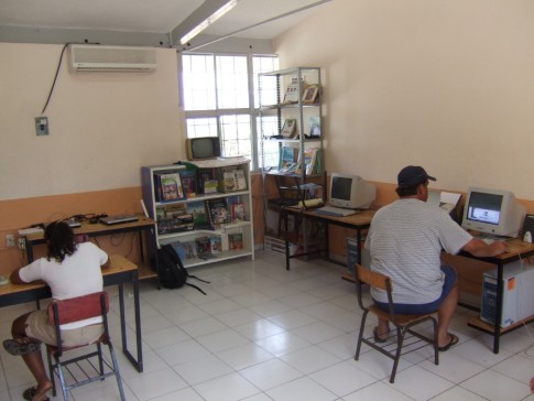 The computer room at Colimilla school.