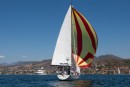 Pacifico wing & wing with the spinnaker