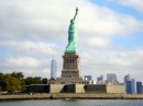 We were so close to Lady Liberty.  We went all the way around her to anchor at a park behind Liberty Island.
