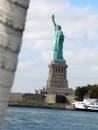 Statue of Liberty from the bow of Nancy Lu