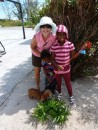 This is Paige she is one of the many Bahamian children who have made friends with Timmy!