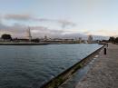 La Rochelle: Looking up the channel to the ancient harbor