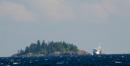 Taken with a 300mm zoom lens from miles away a big Oops. Lake Vänern.