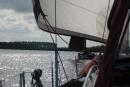 Chasing traditional dutch boats under sail in the canals