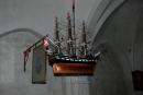 The galleon in the church is a testimony to what most of the population of this island do, seafaring 