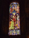 De kerk heeft een aantal prachtige glas in lood ramen.