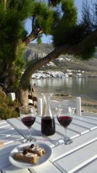 Taverna on the beach at Amorgos