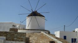 Windmills at chora on Ios