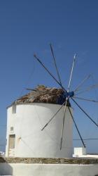 Windmills at chora Ios