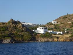 The monastery at the top of the hill at Patmos