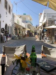 View from the town square in Patmos