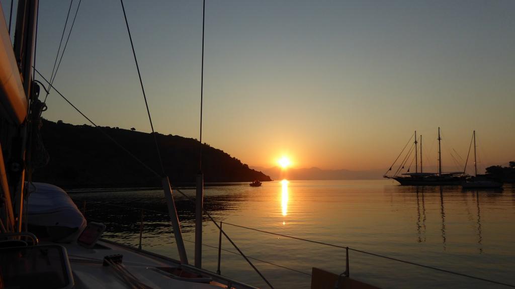 Sunrise at Fethiye bay