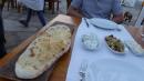 Meze with home-made bread at Gocek 