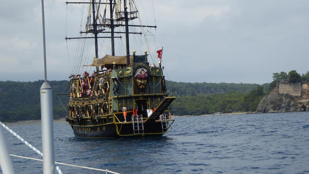 Johnny Depp pirate ship