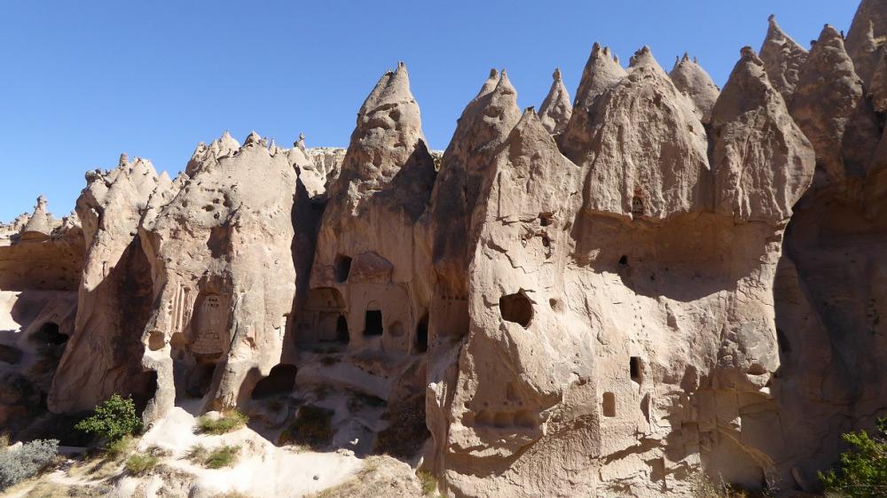 Cave houses at Zelve