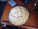 A mahi mahi inspired apple pie