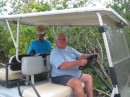 Carroll graciously gave us a ride to New Plymouth so that we could purchase a Bahamian phone to keep in touch at home.  