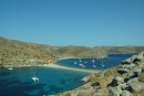 Beautiful double bay on Kyphnos Island