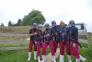 All suited up for the cave experience!